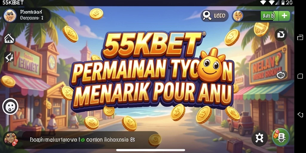 Tampilan gameplay 55KBET yang menarik dan menantang.