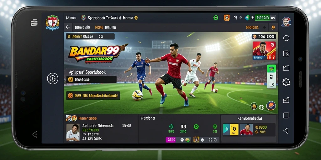 Tampilan gameplay yang menarik dari aplikasi Sportsbook BANDAR99.