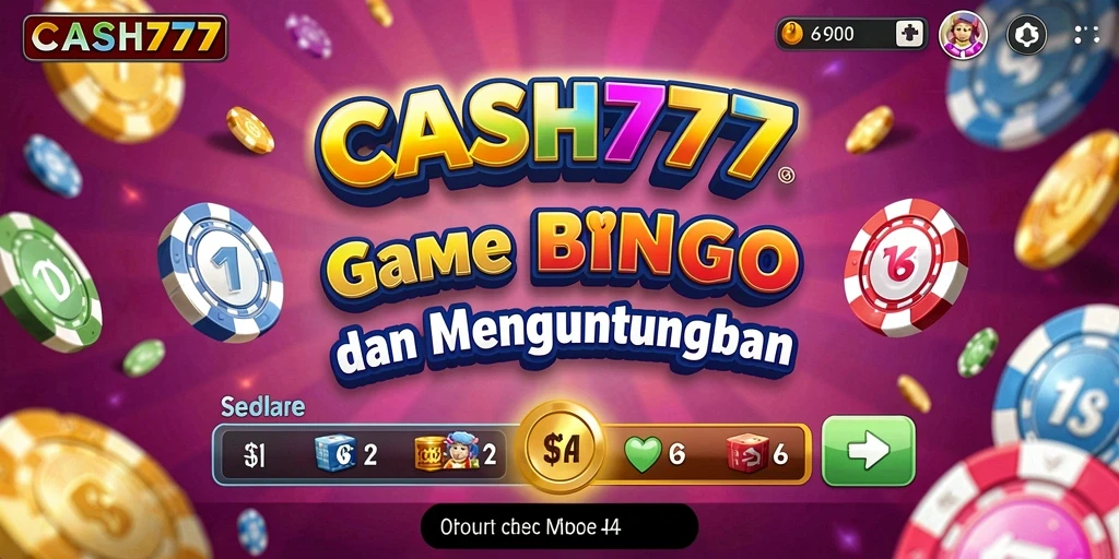 Tampilan gameplay seru dari CASH777 dalam permainan Bingo.