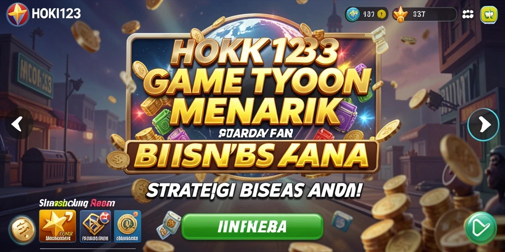 Gameplay HOKI123 menampilkan strategi bisnis yang mendebarkan.