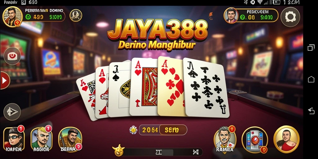 Screenshot gameplay <strong>JAYA388</strong> yang menarik dan seru saat bermain Domino.