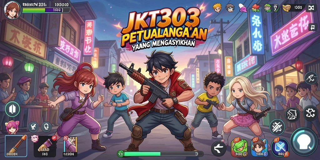Gameplay seru dengan karakter anime favorit di JKT303.