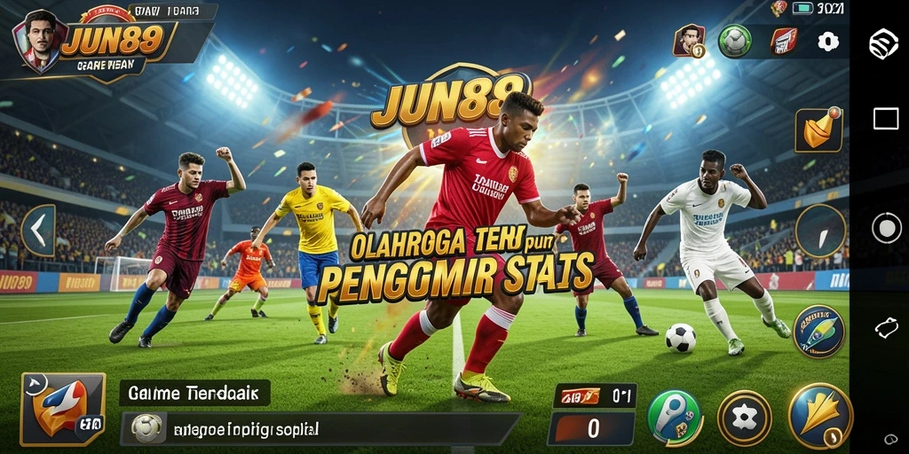 Screenshot gameplay <strong>JUN88</strong> yang mendebarkan dalam pertandingan olahraga.