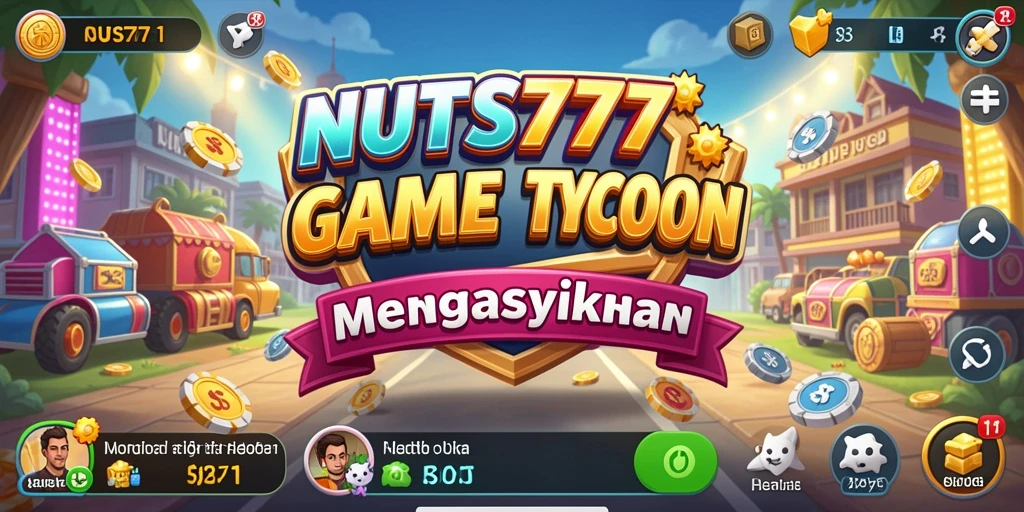 Screenshot NUTS777 menampilkan gameplay Tycoon yang penuh strategi.