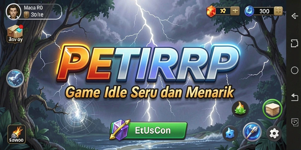 Tampilan gameplay <strong>PETIRRP</strong> yang menarik dan penuh warna.