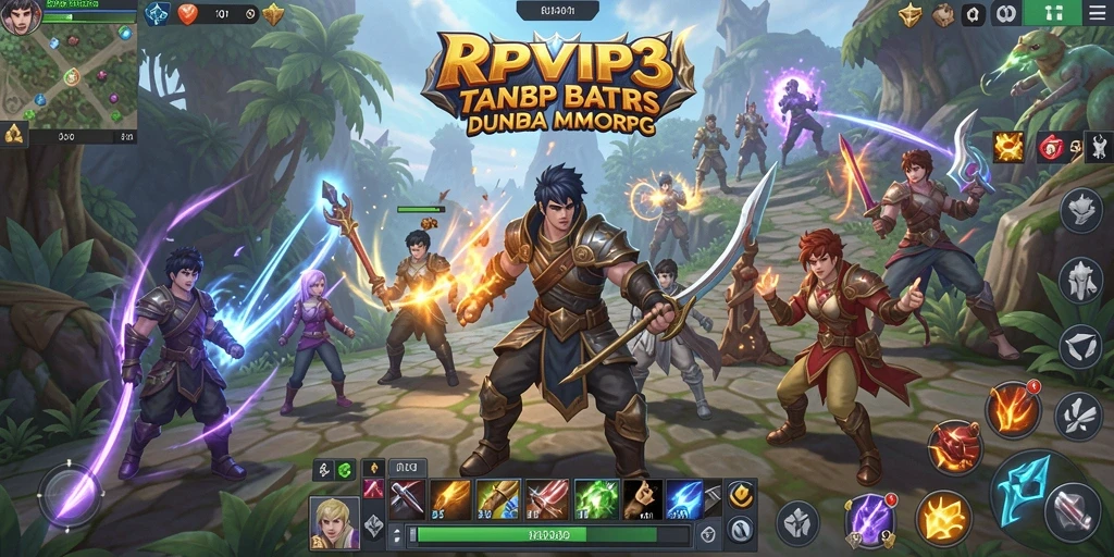 Tangkapan layar gameplay RPVIP3 yang menarik dan penuh aksi.