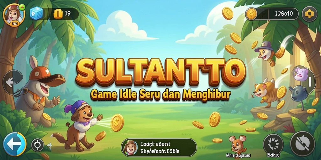 Tangkapan layar gameplay SULTANTOTO menampilkan keasyikan dalam mekanisme idle.