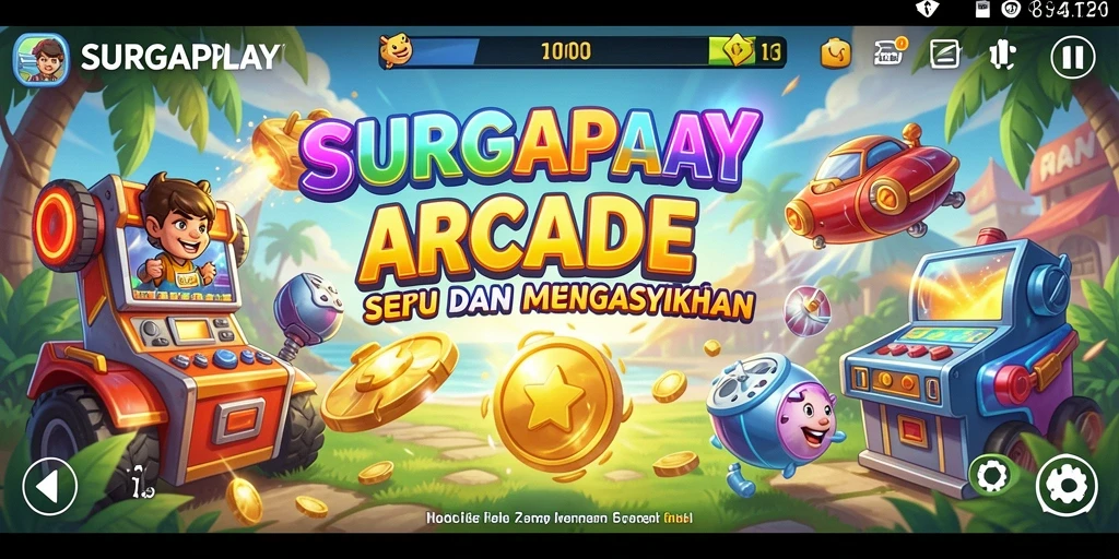 Tampilan gameplay seru SURGAPLAY dengan aksi yang mendebarkan.