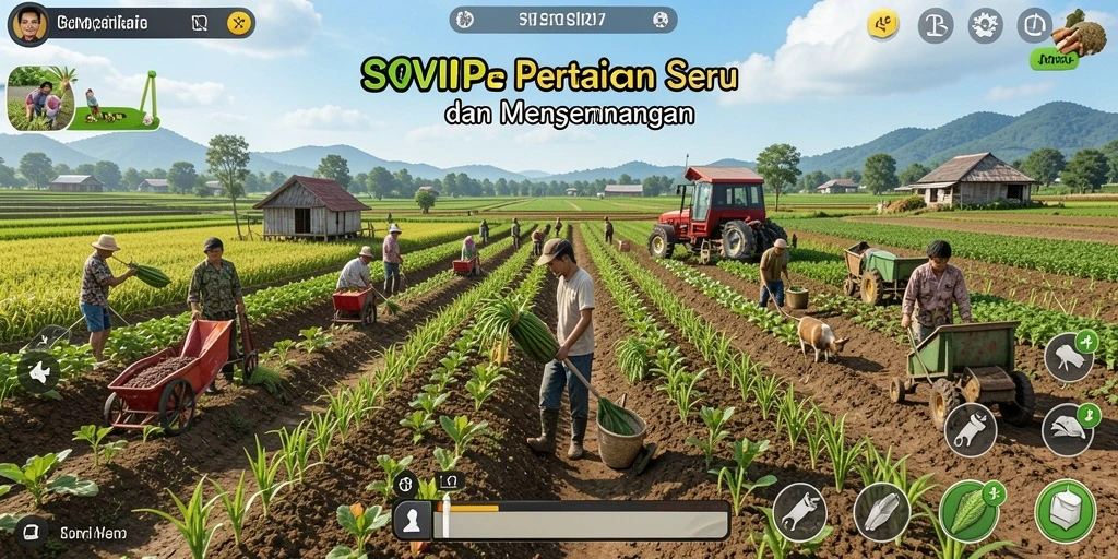 Tampilan gameplay SVIP2 yang menggembirakan dan penuh warna.